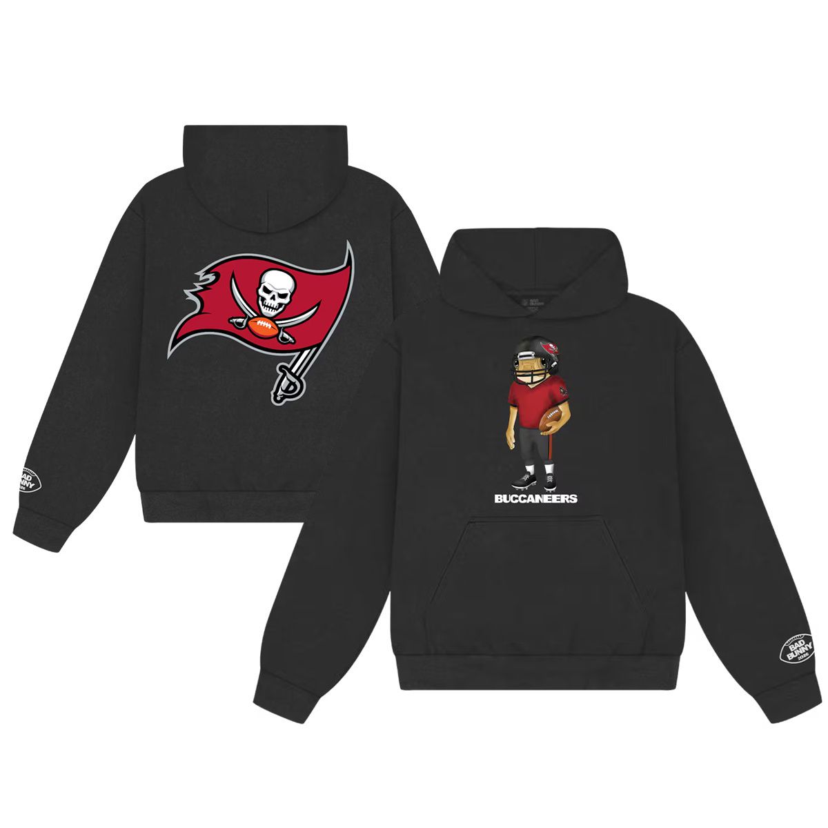 Men 2026 NFL Tampa Bay Buccaneers hoodie black 0011